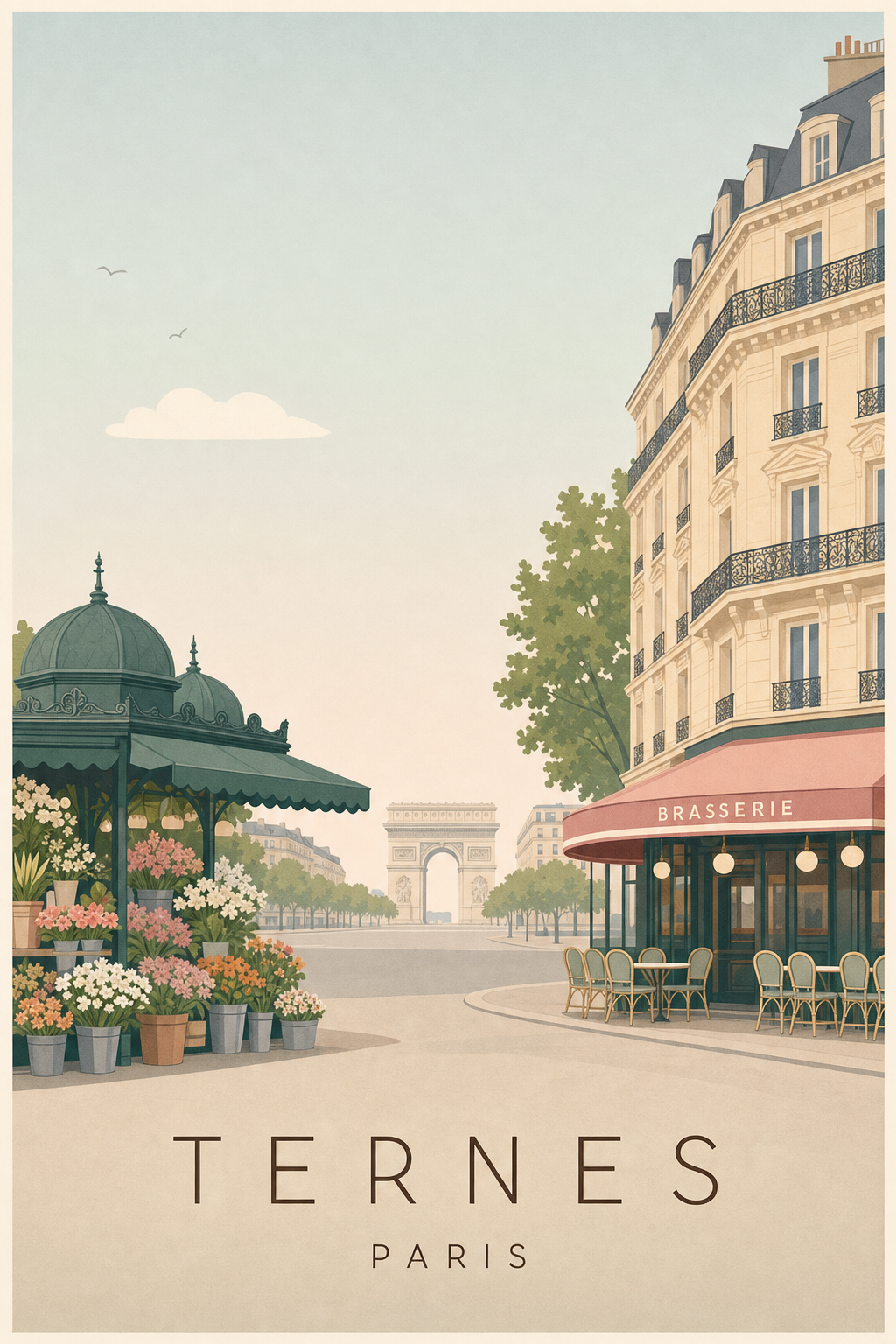 Affiche des Ternes à Paris