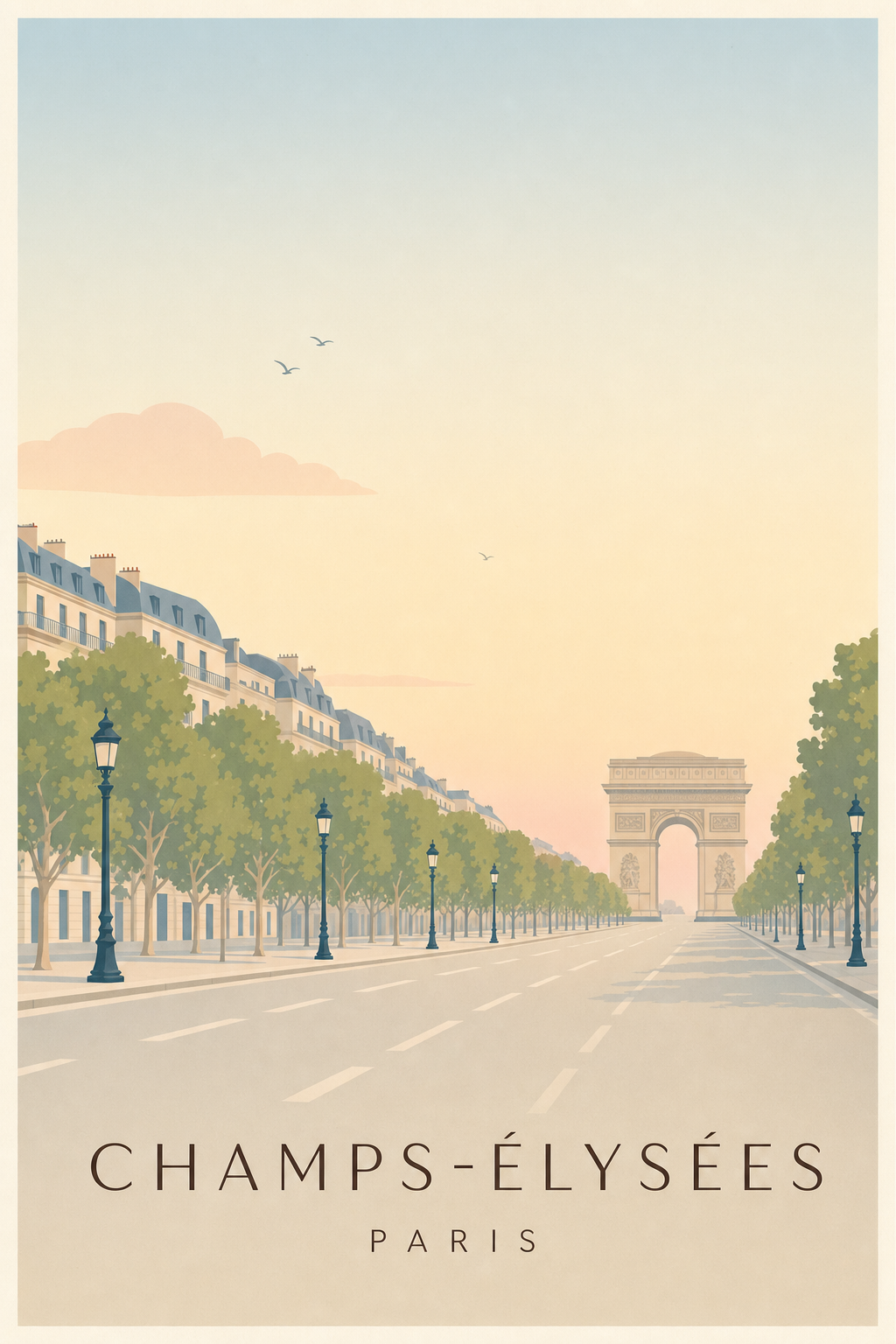 Affiche des Champs-Élysées