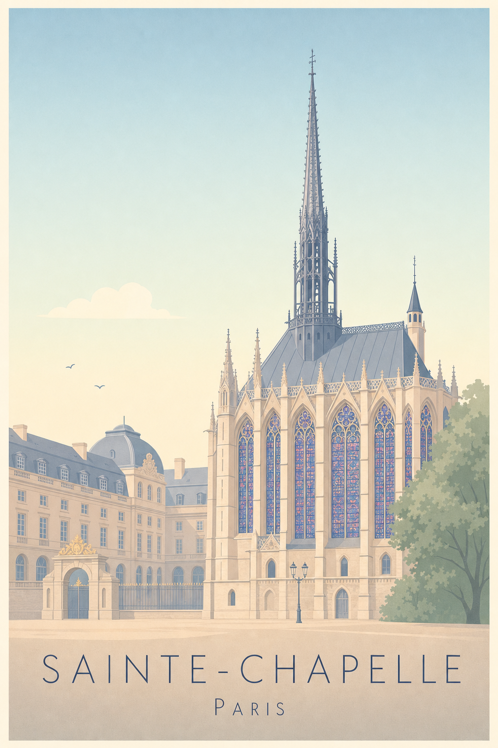 Affiche de la Sainte-Chapelle