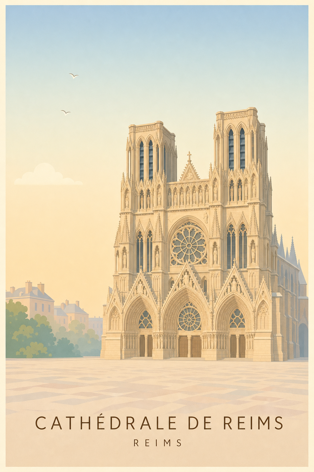 Affiche de la Cathédrale de Reims