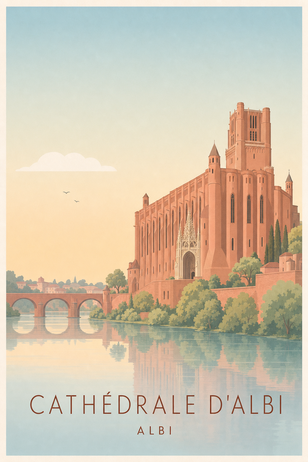 Affiche de la Cathédrale d'Albi