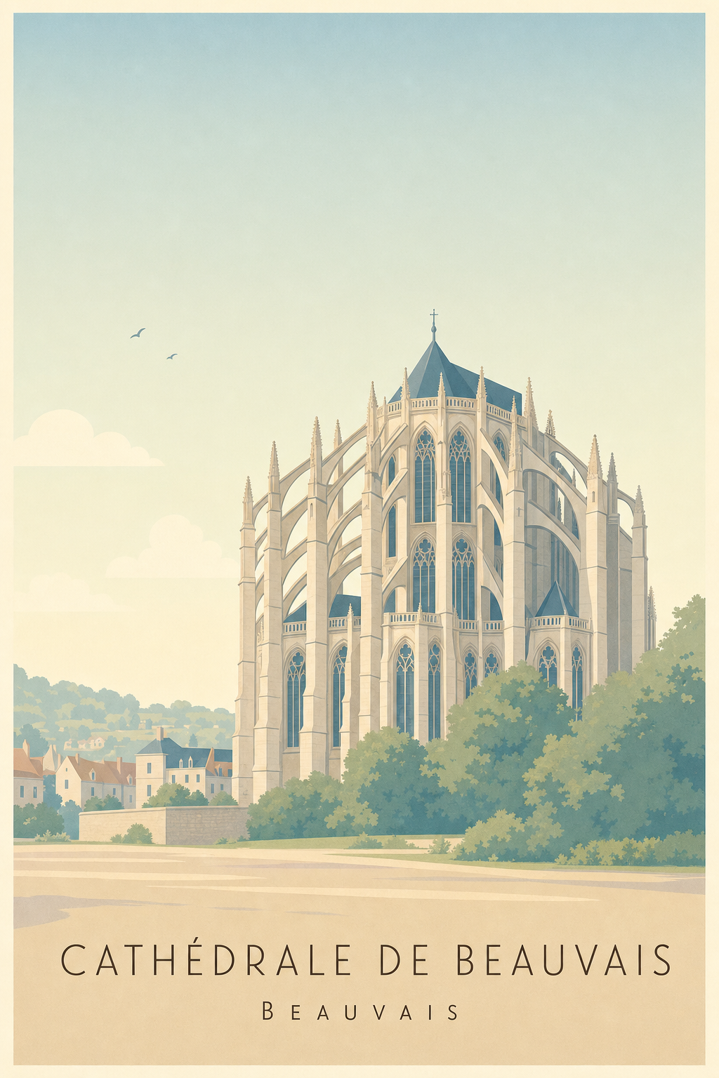 Affiche de la Cathédrale de Beauvais