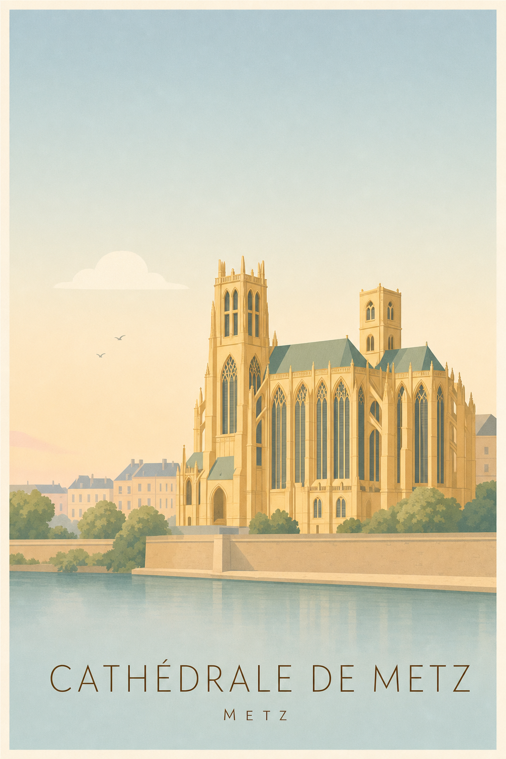 Affiche de la Cathédrale de Metz
