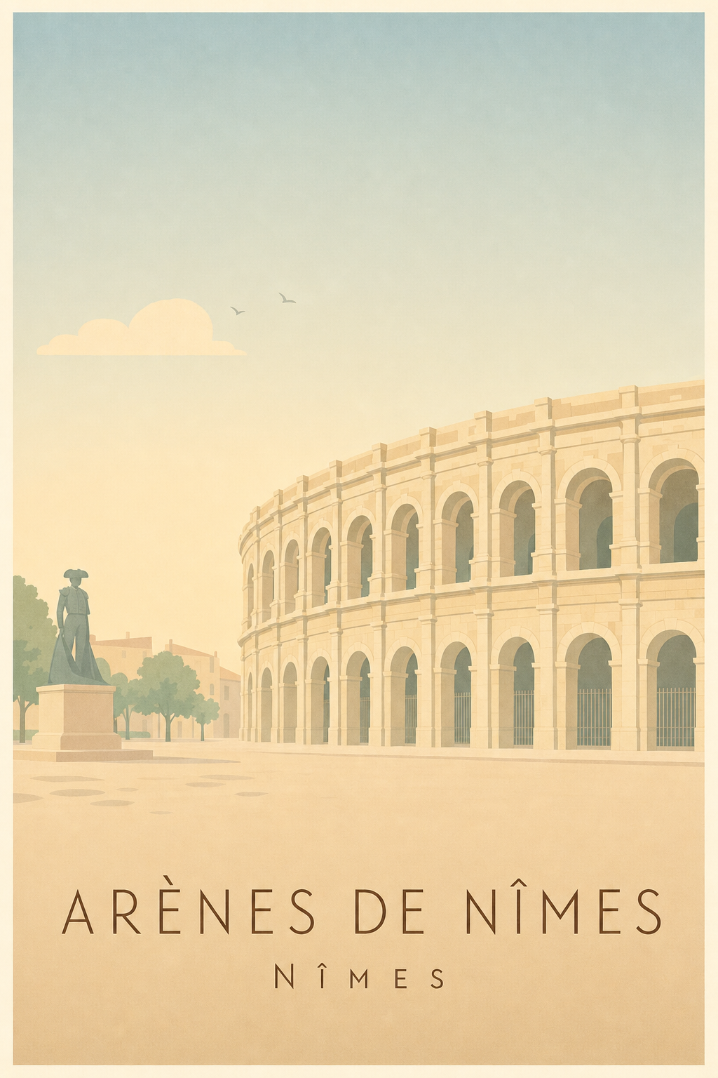 Affiche des Arènes de Nîmes