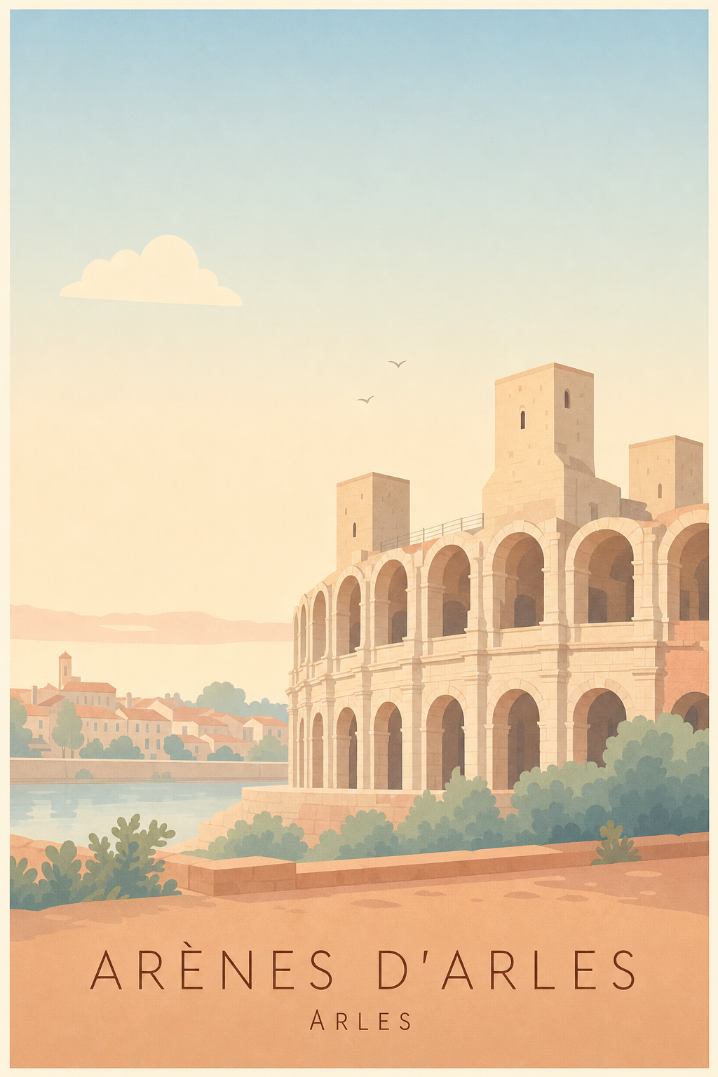 Affiche des Arènes d'Arles