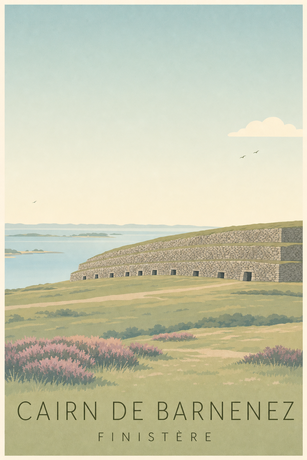 Affiche du Cairn de Barnenez