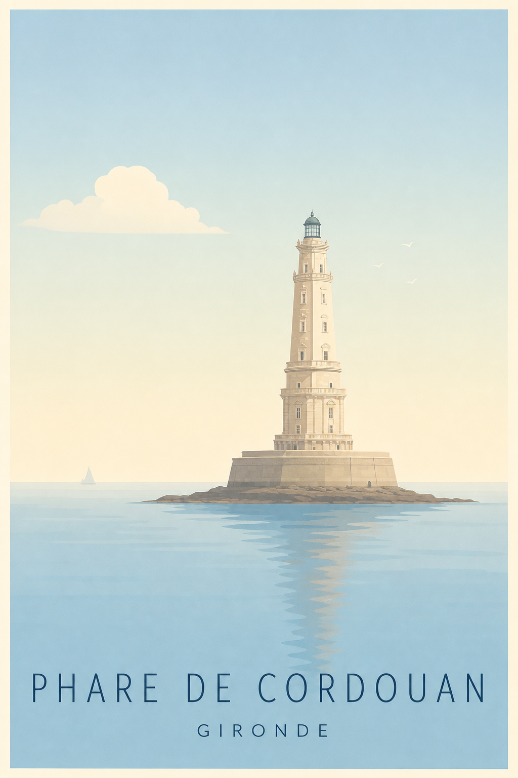 Affiche du Phare de Cordouan