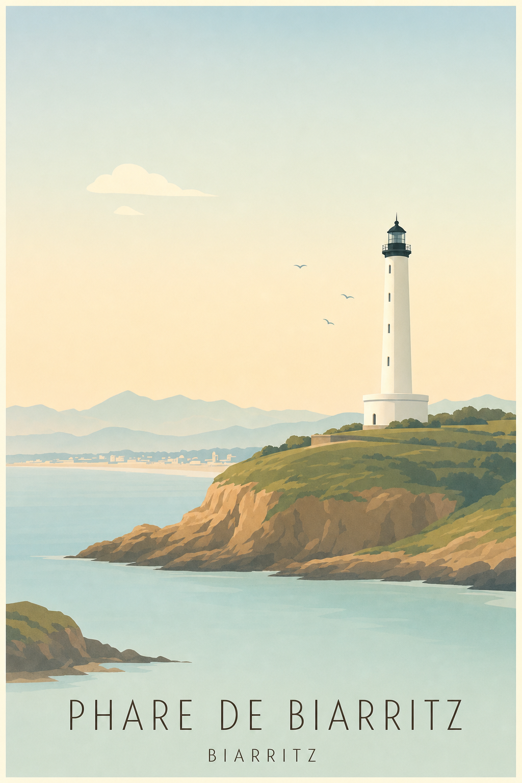 Affiche du Phare de Biarritz