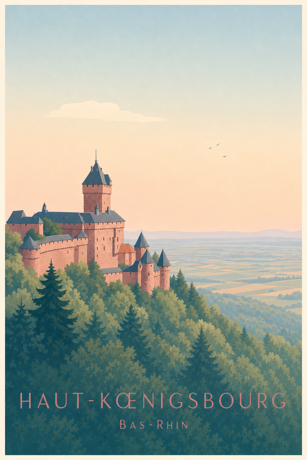 Affiche du Haut-Kœnigsbourg