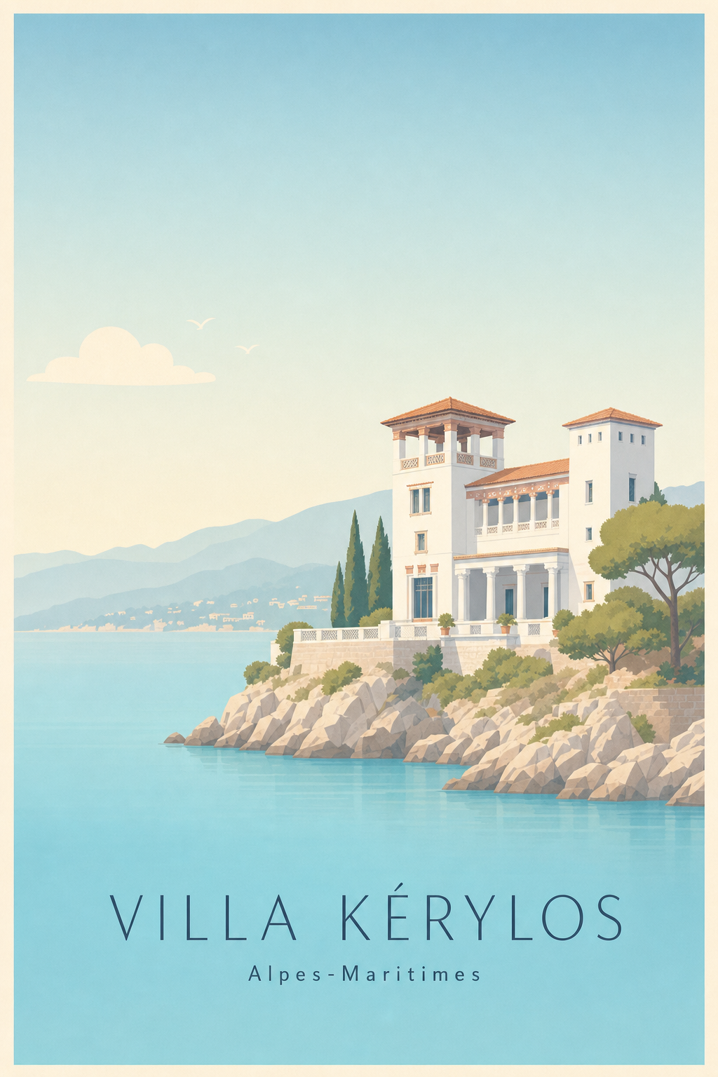 Affiche de la Villa Kérylos