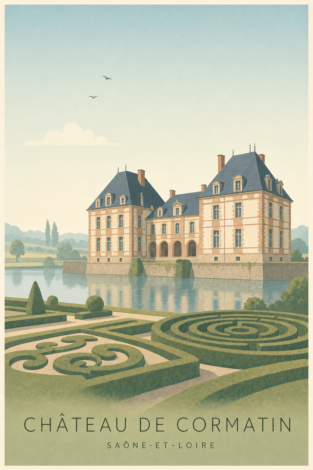 Affiche du Château de Cormatin