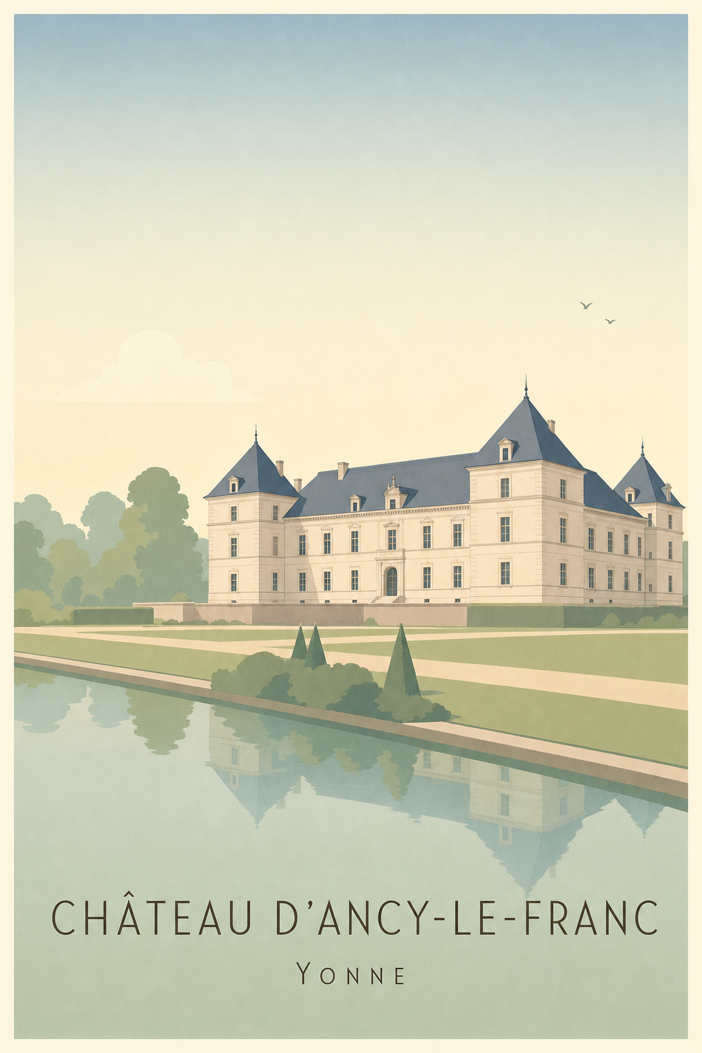Affiche du Château d'Ancy-le-Franc