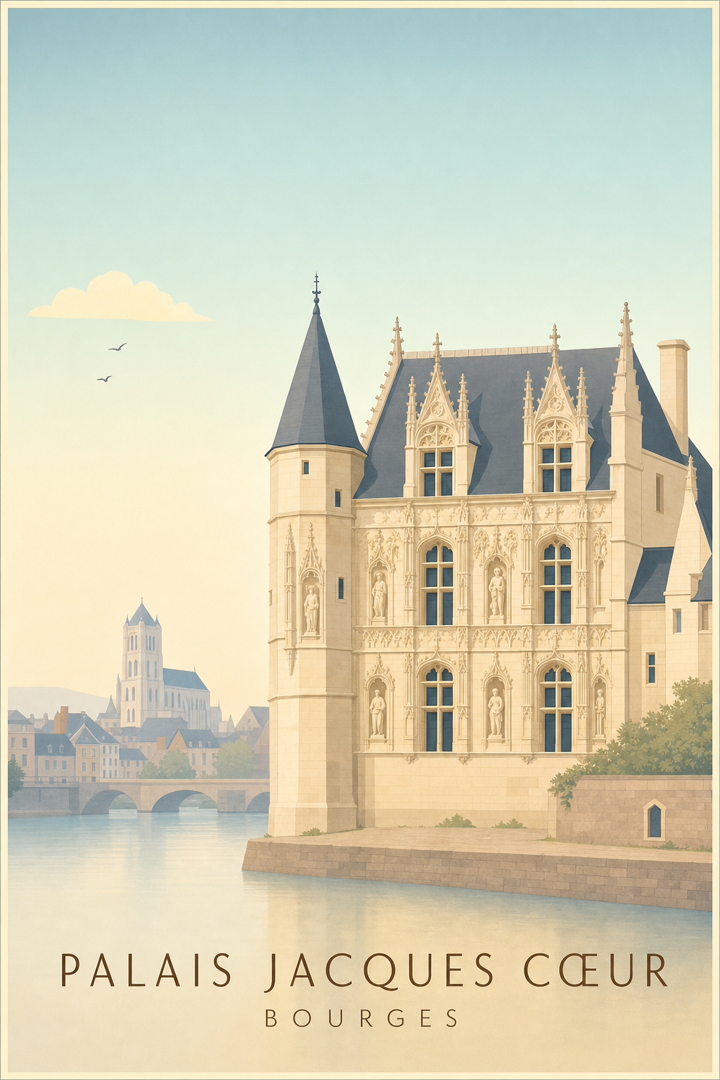 Affiche du Palais Jacques Cœur