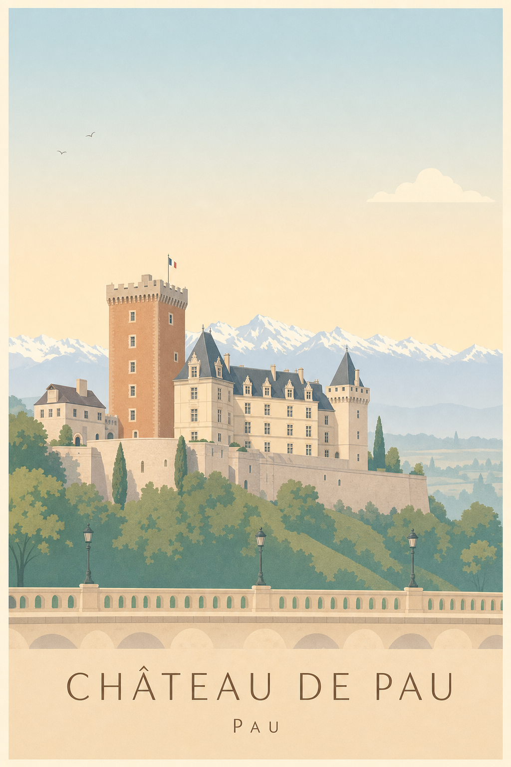 Affiche du Château de Pau