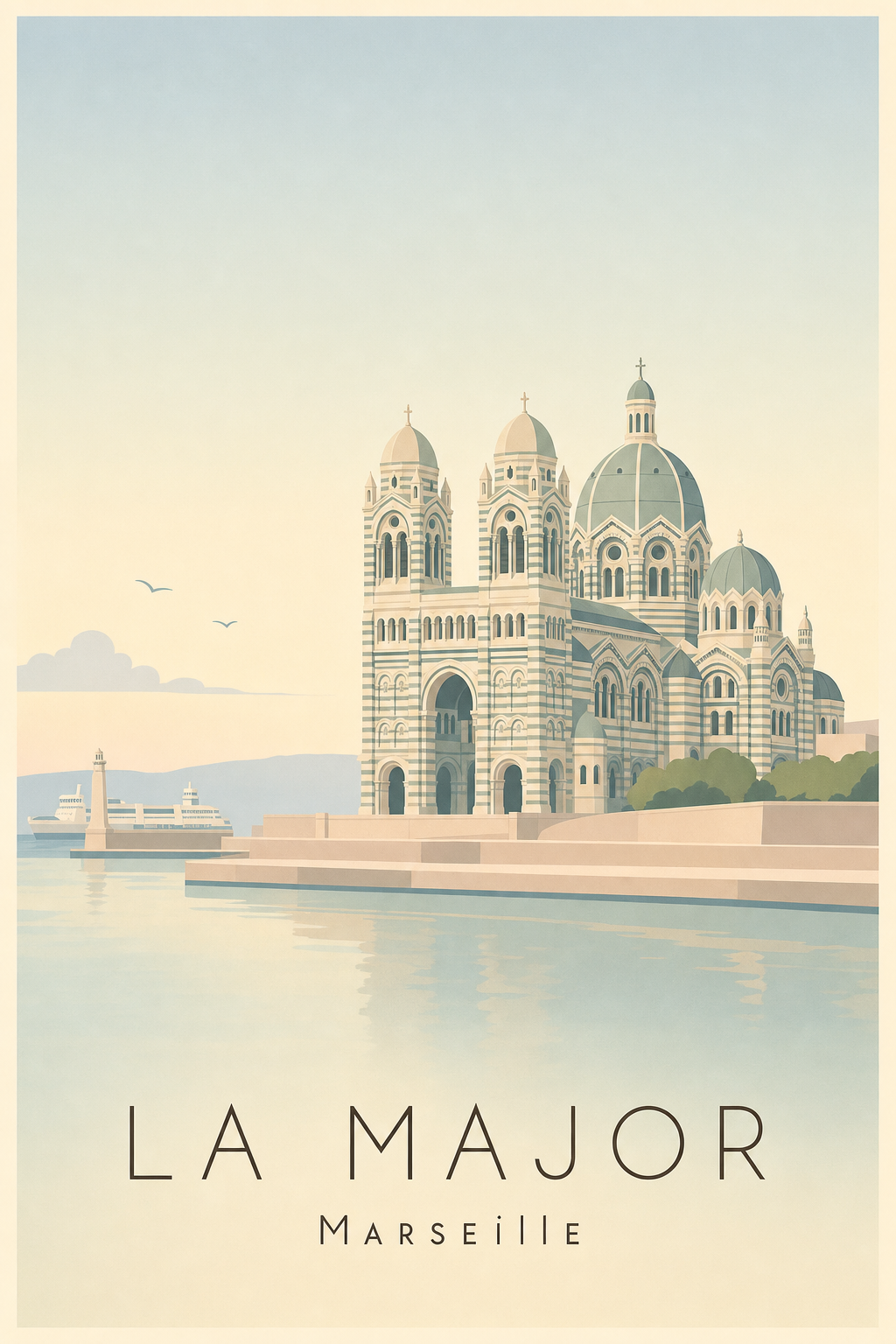 Affiche de la Cathédrale de la Major