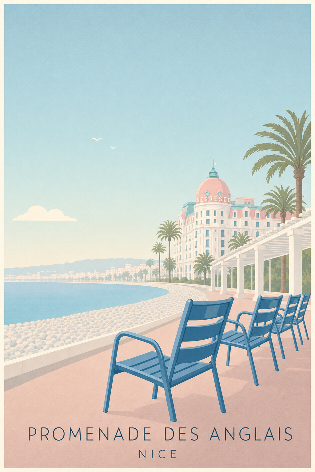 Affiche de la Promenade des Anglais