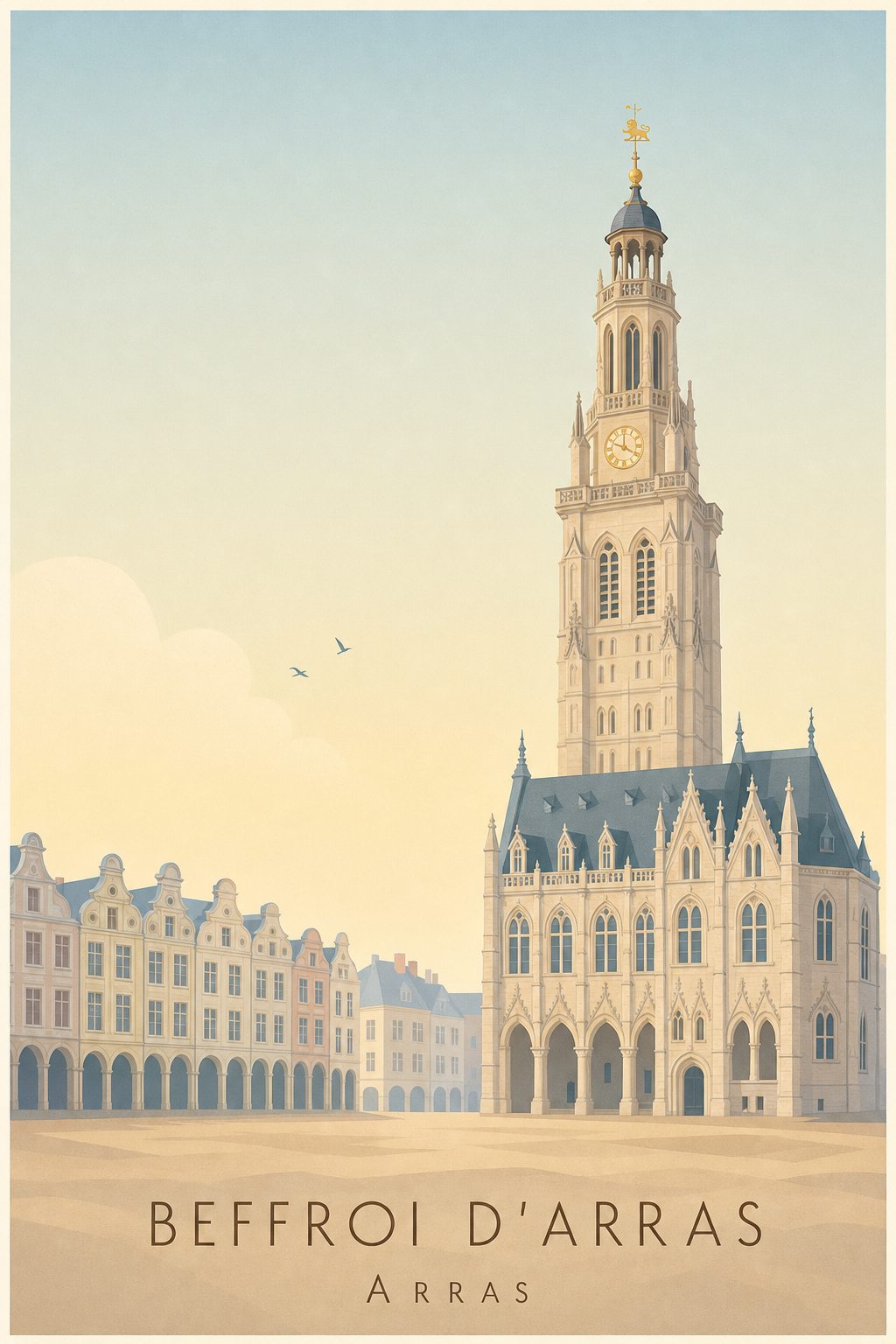 Affiche du Beffroi d'Arras