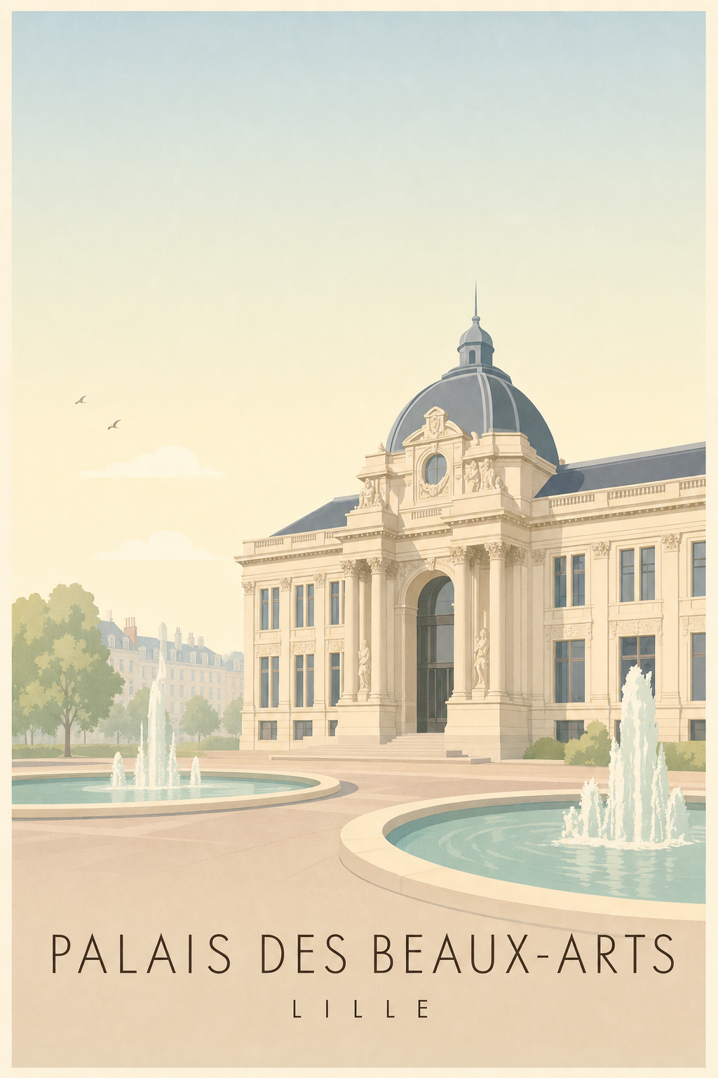 Affiche du Palais des Beaux-Arts