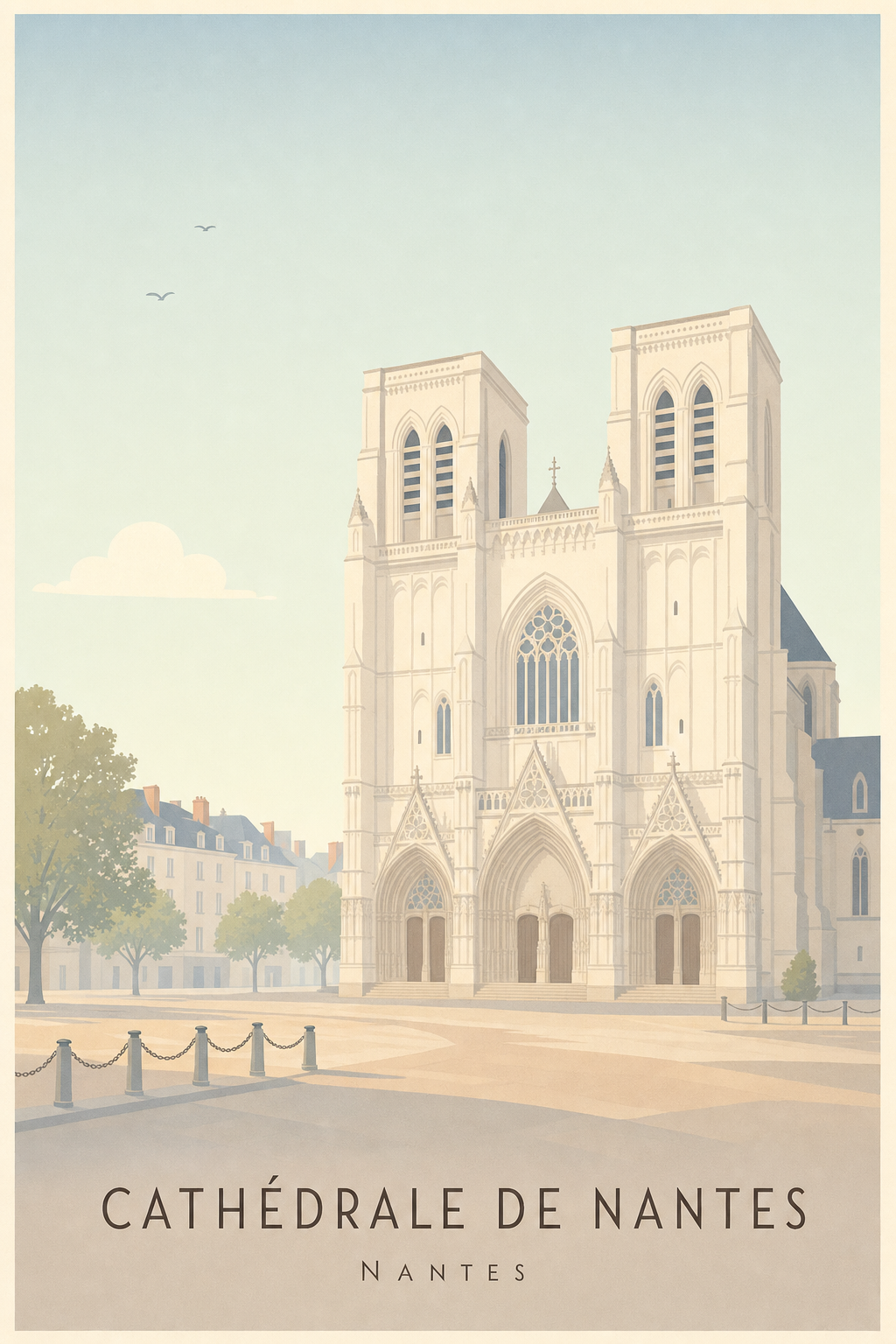 Affiche de la Cathédrale de Nantes