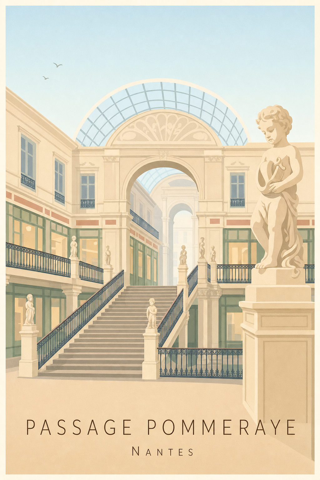 Affiche du Passage Pommeraye