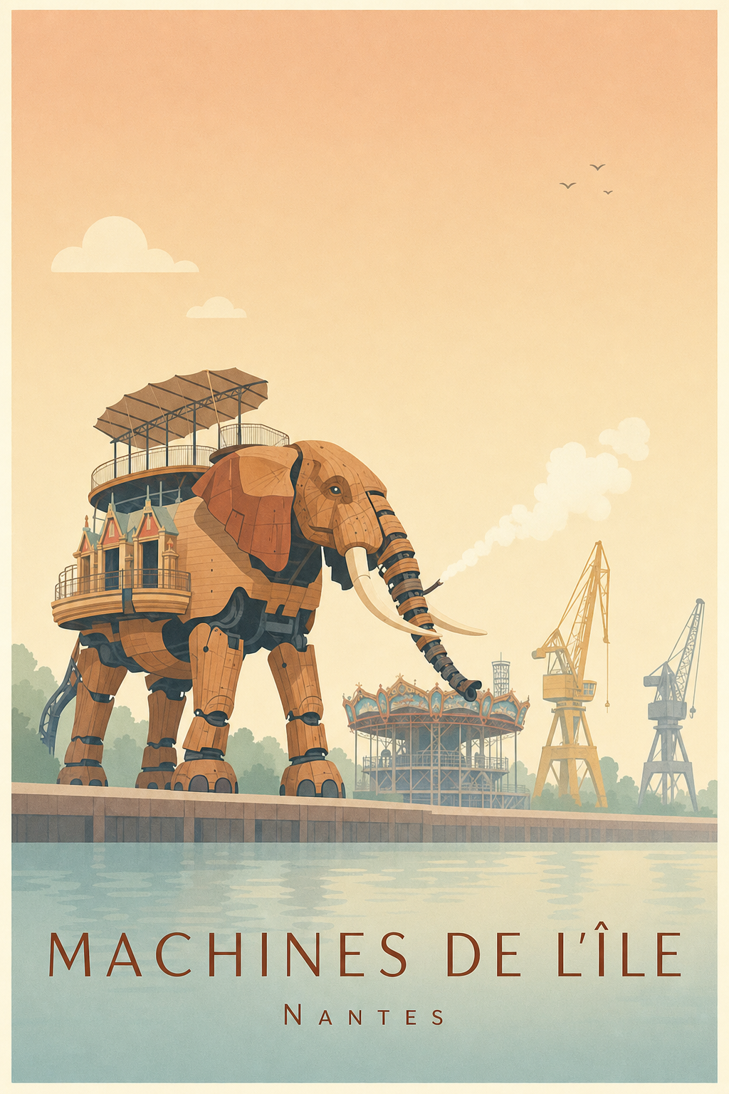 Affiche des Machines de l'Île