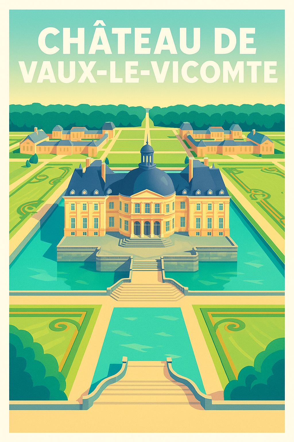 Affiche de Château de Vaux-le-Vicomte - L'élégance du Grand Siècle chez vous