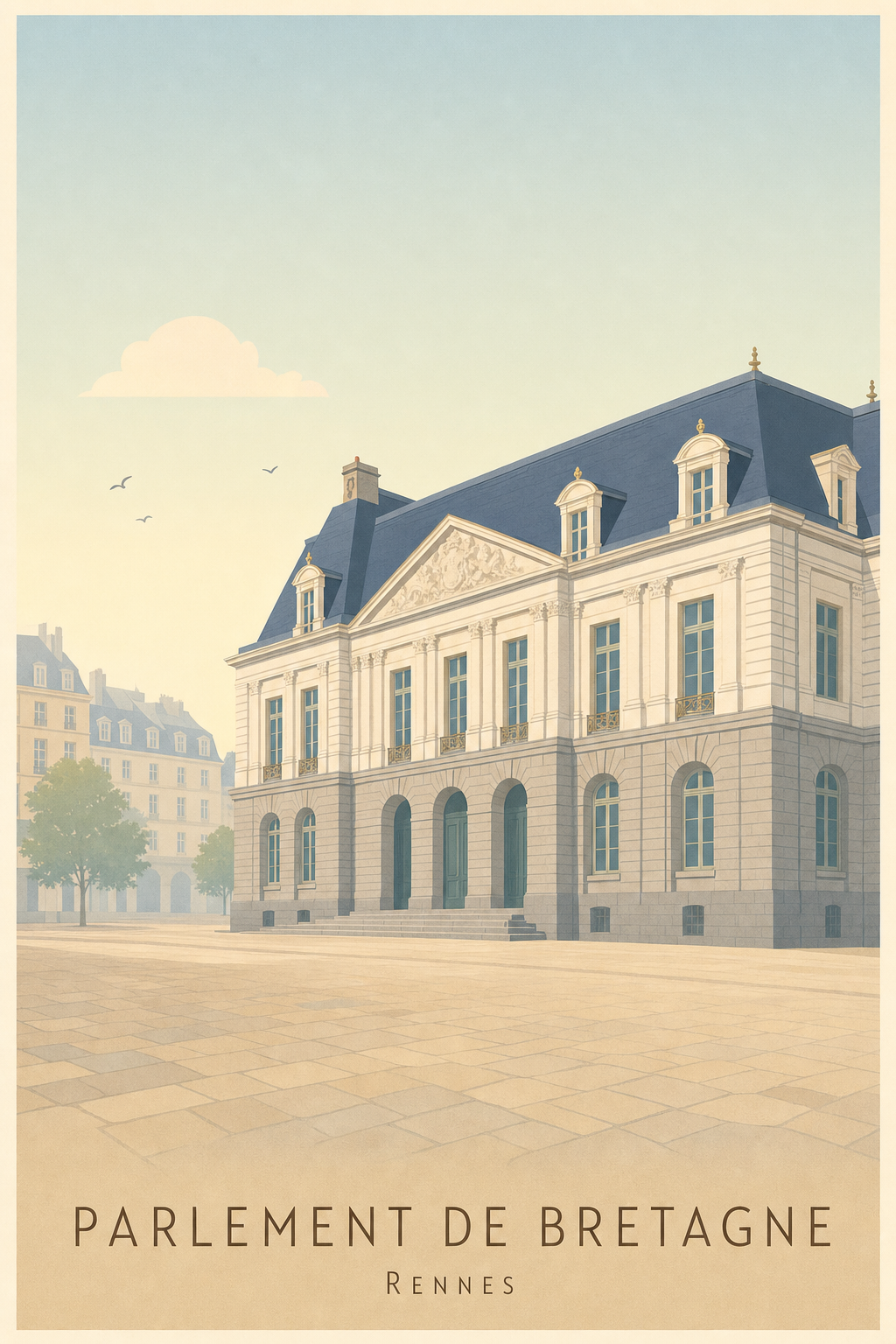 Affiche du Parlement de Bretagne