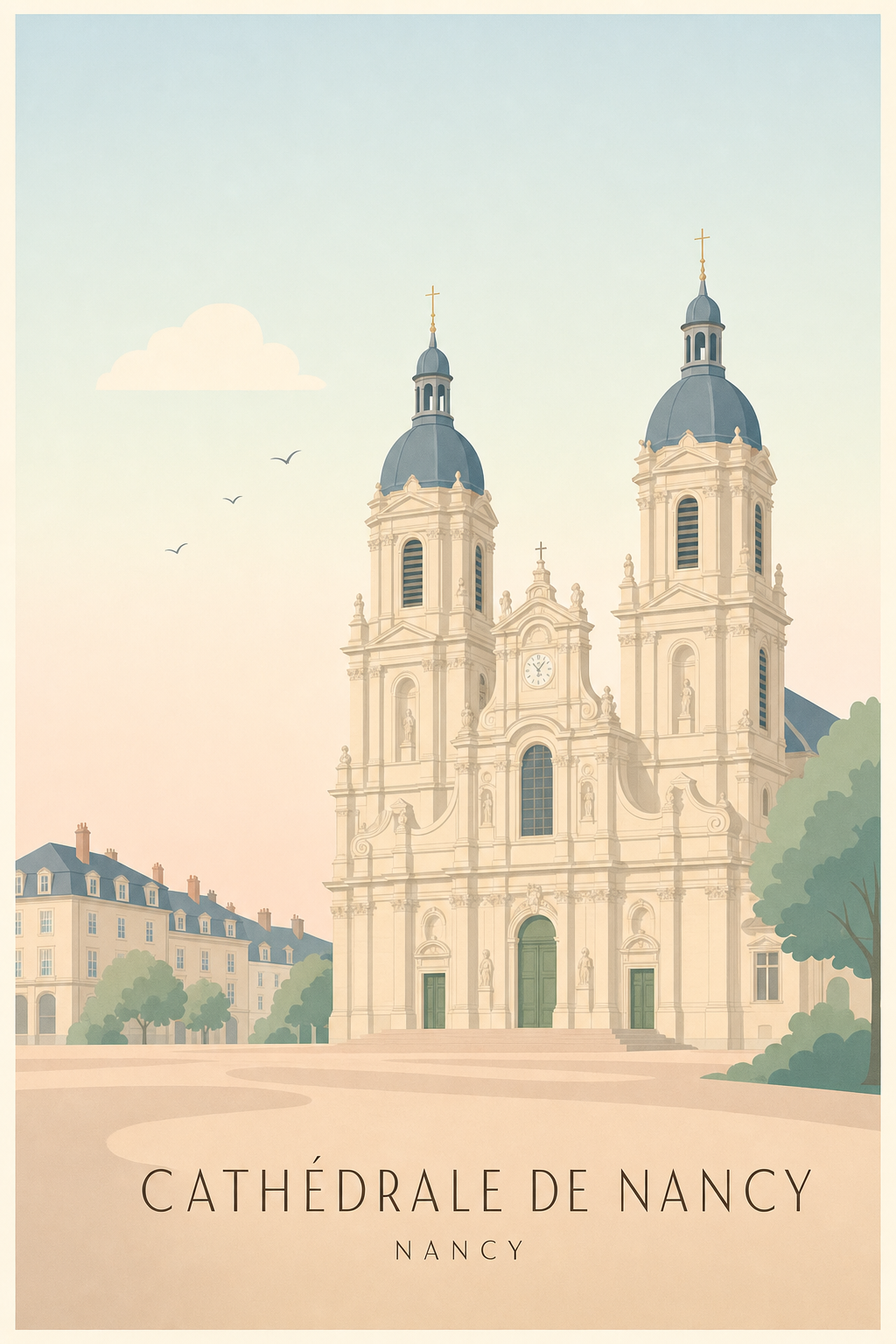 Affiche de la Cathédrale de Nancy