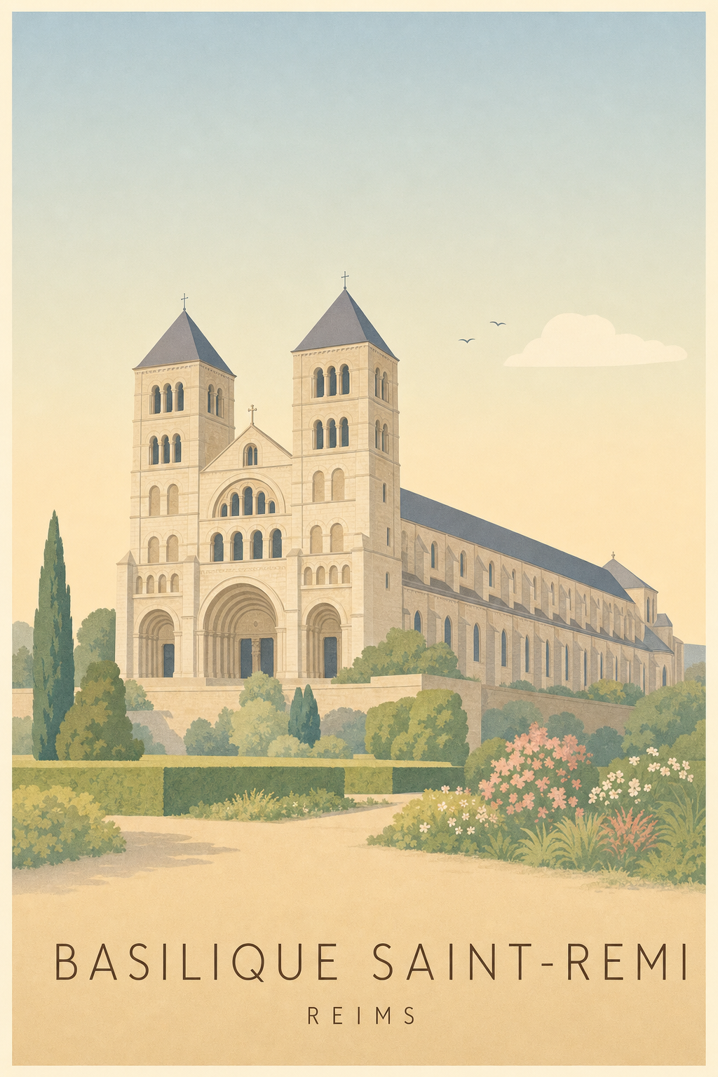 Affiche de la Basilique Saint-Remi