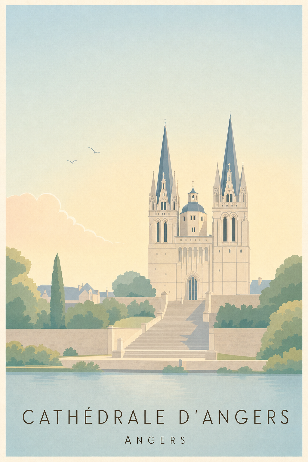 Affiche de la Cathédrale d'Angers