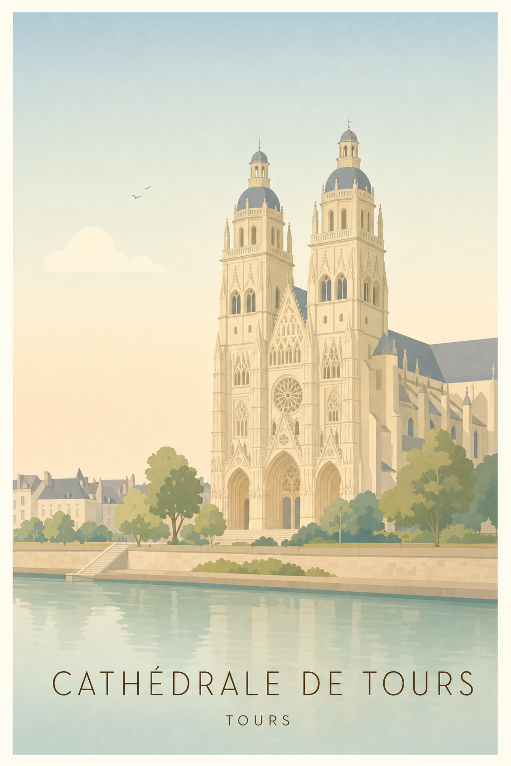 Affiche de la Cathédrale de Tours