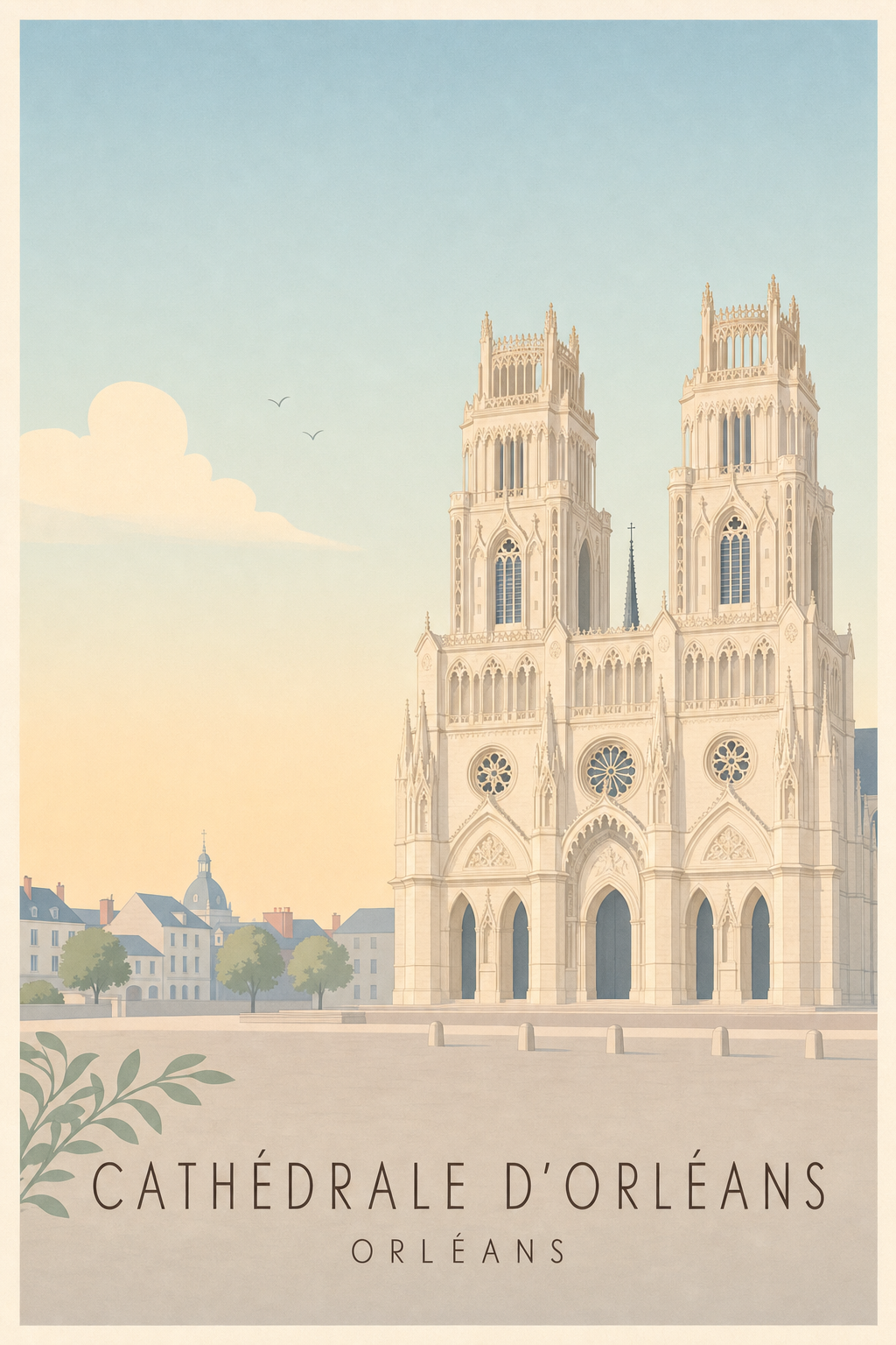 Affiche de la Cathédrale d'Orléans