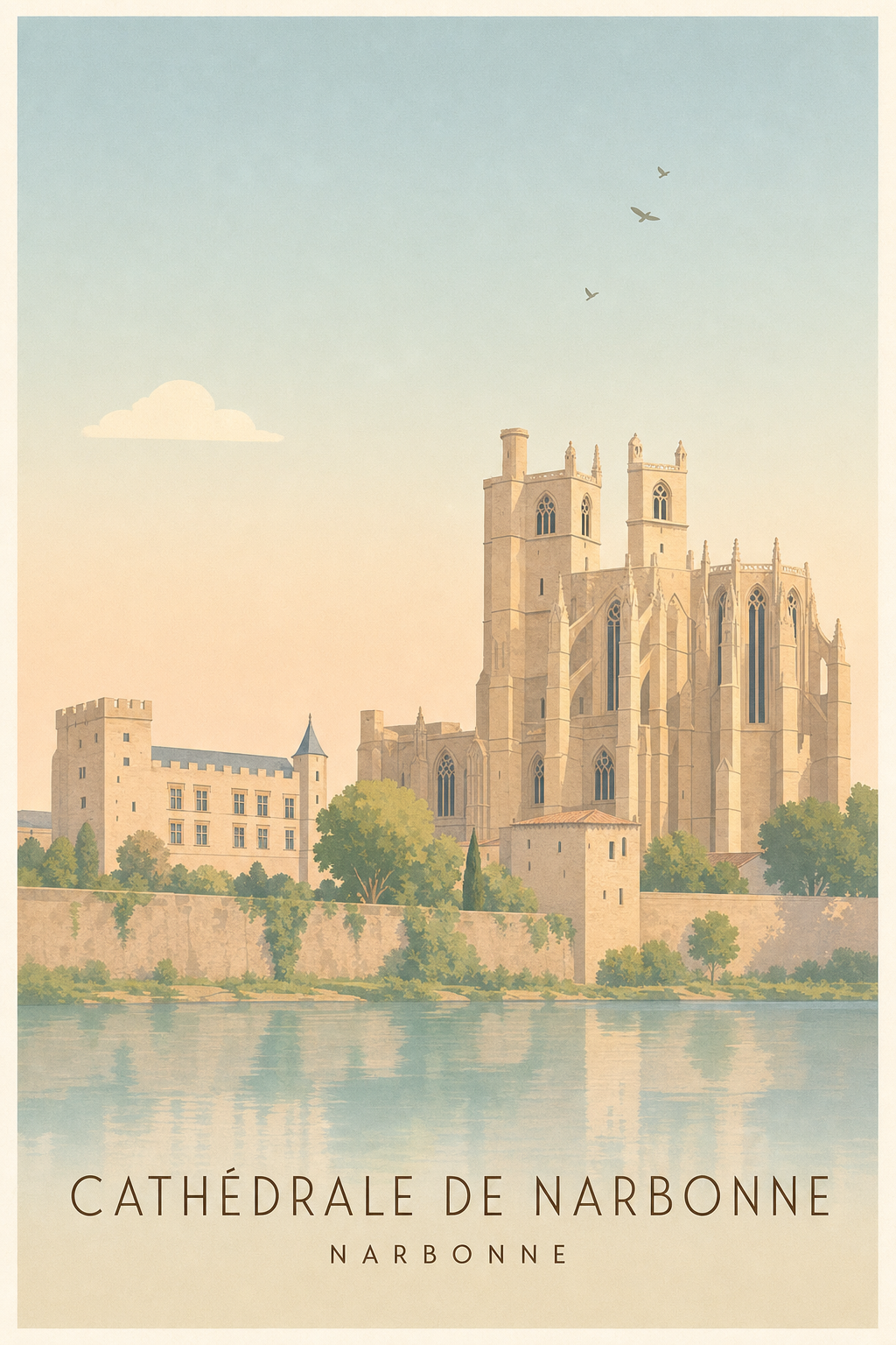 Affiche de la Cathédrale de Narbonne