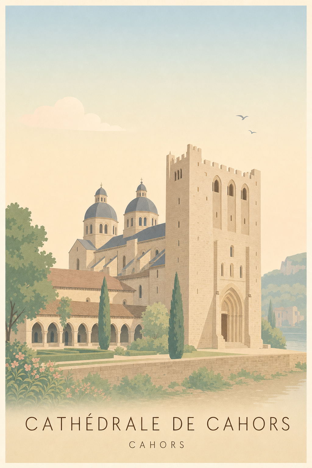 Affiche de la Cathédrale de Cahors