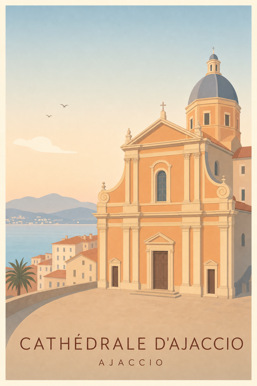 Affiche de la Cathédrale d'Ajaccio