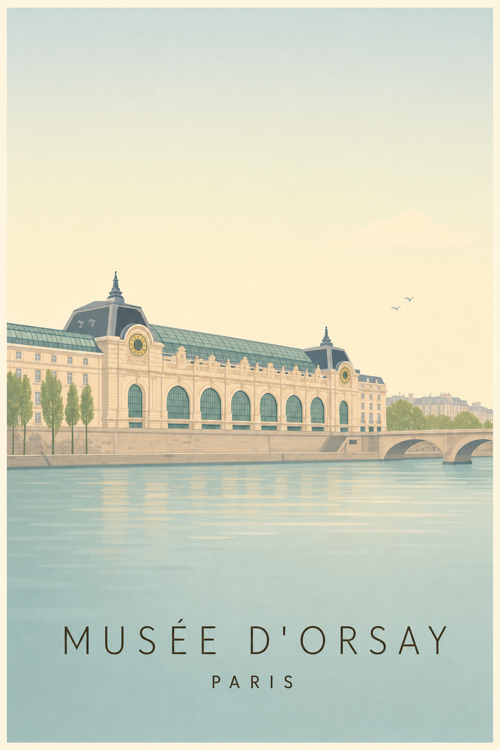 Affiche du Musée d'Orsay