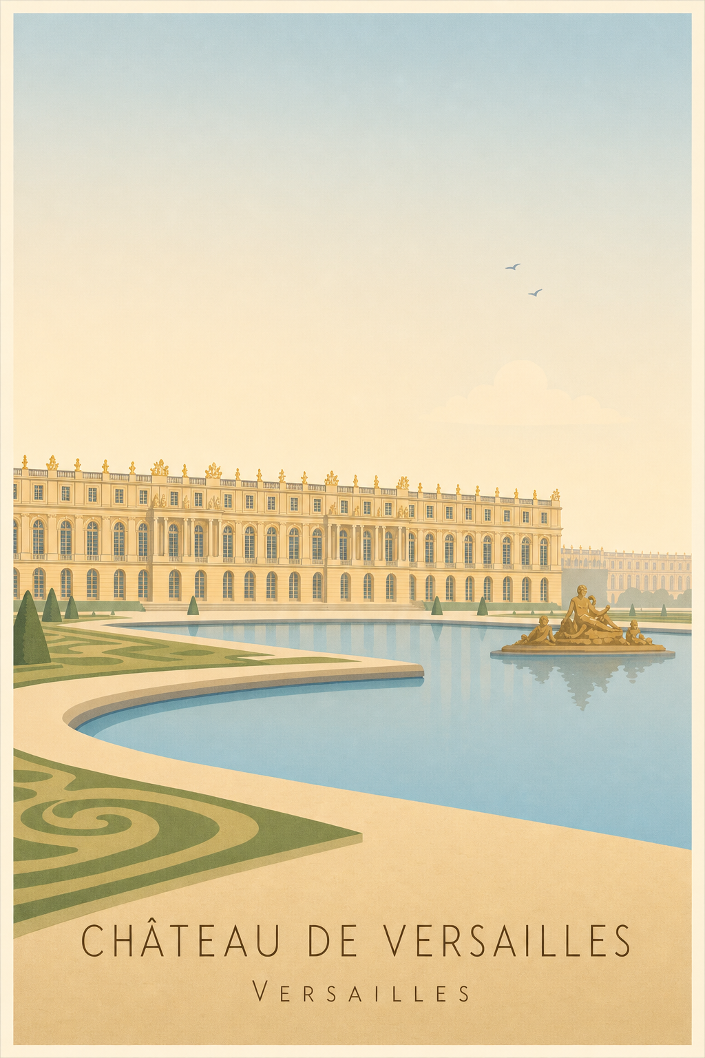 Affiche du Château de Versailles