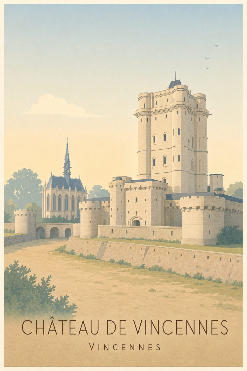 Affiche du Château de Vincennes
