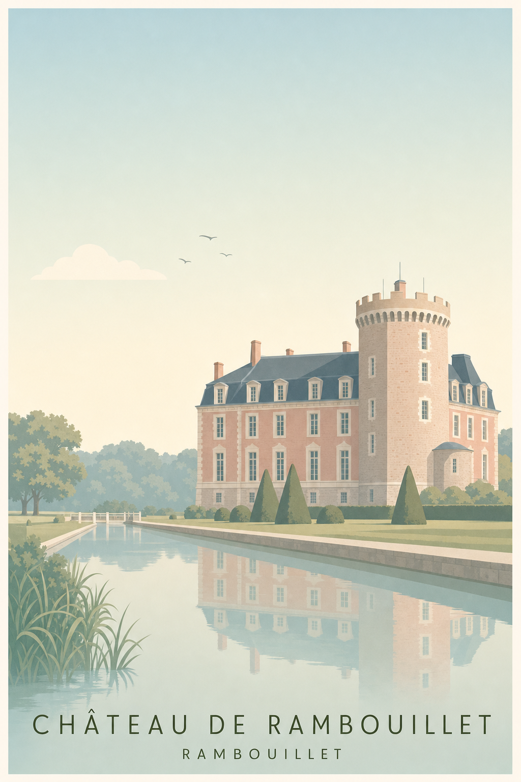 Affiche du Château de Rambouillet