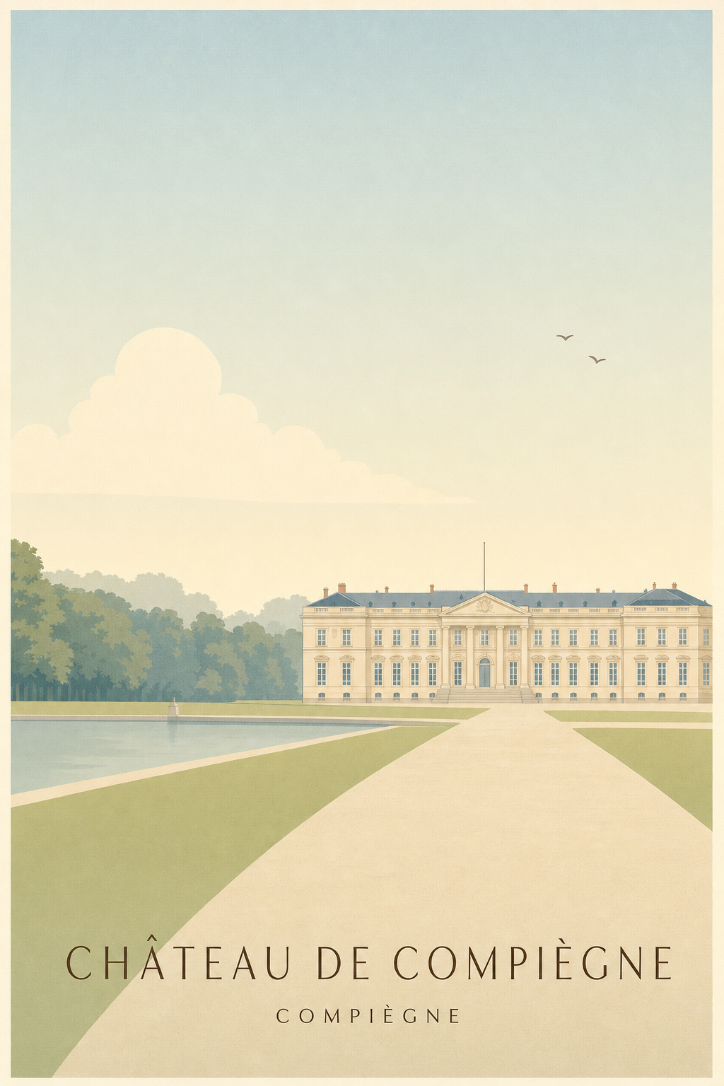 Affiche du Château de Compiègne