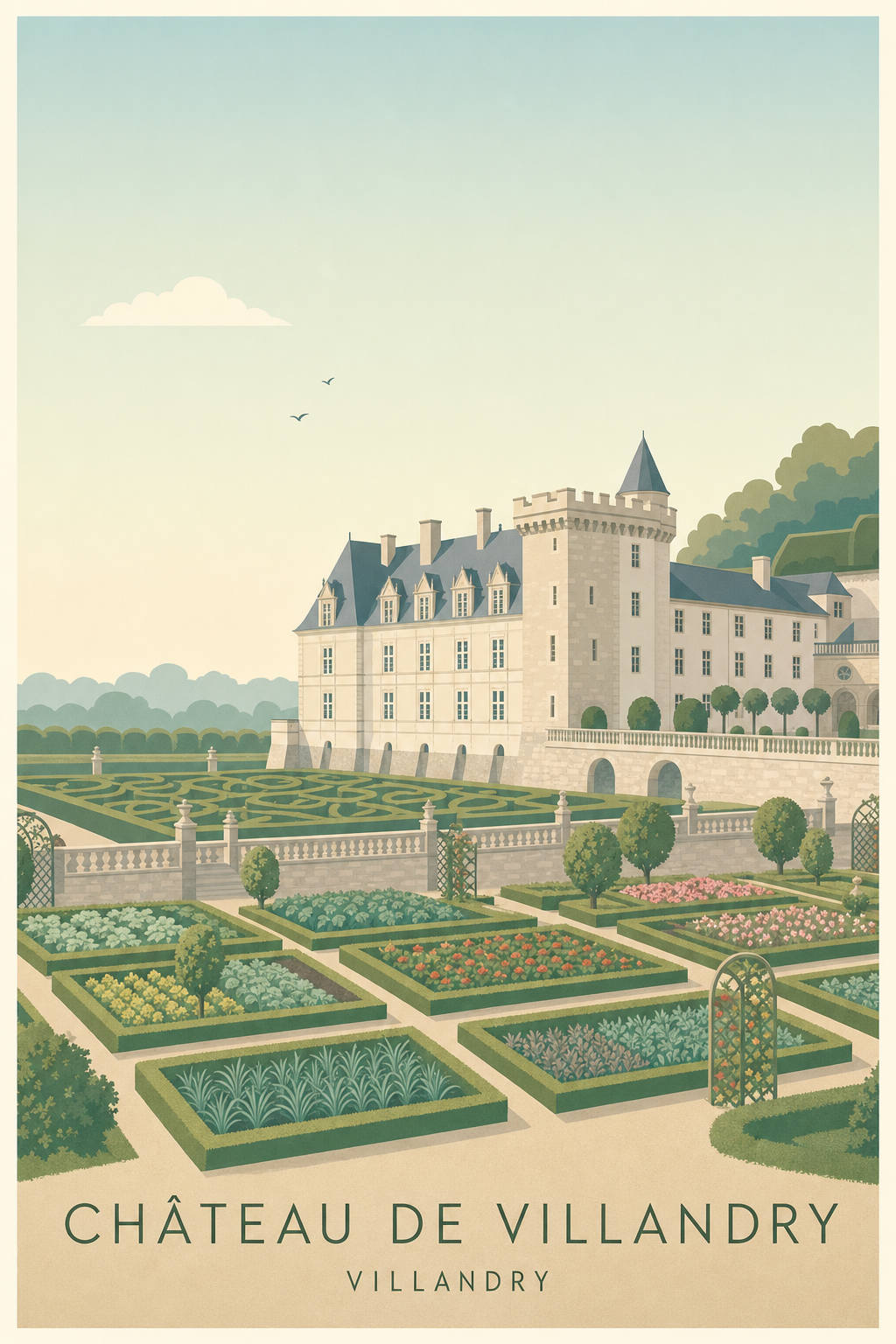 Affiche du Château de Villandry