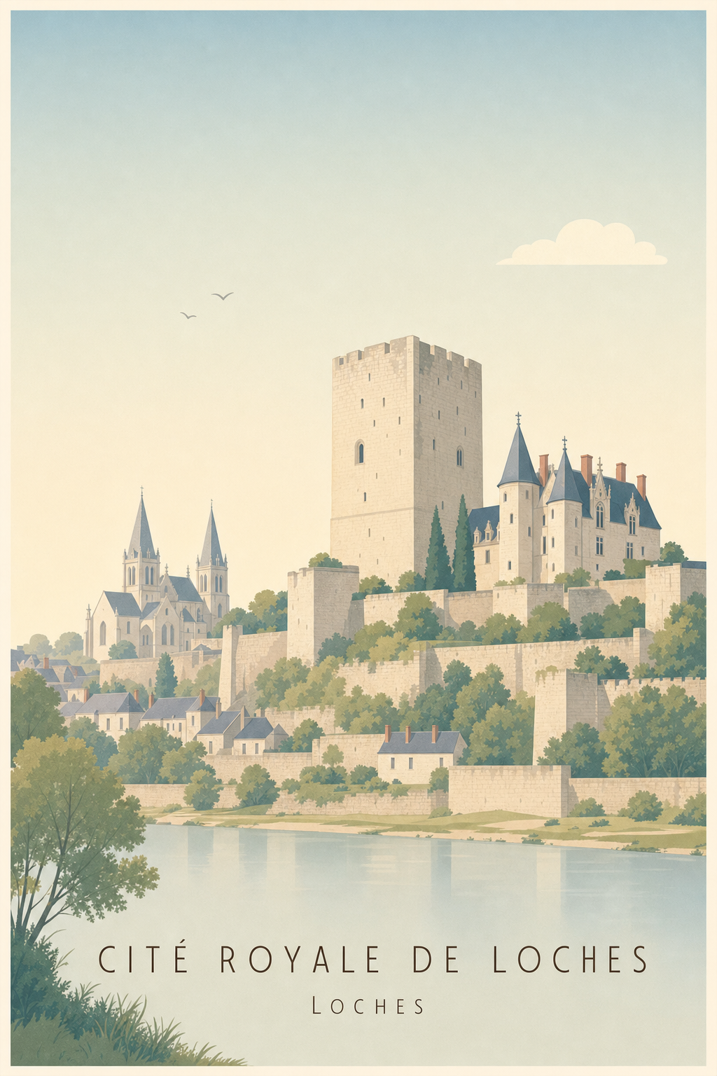 Affiche de la Cité Royale de Loches