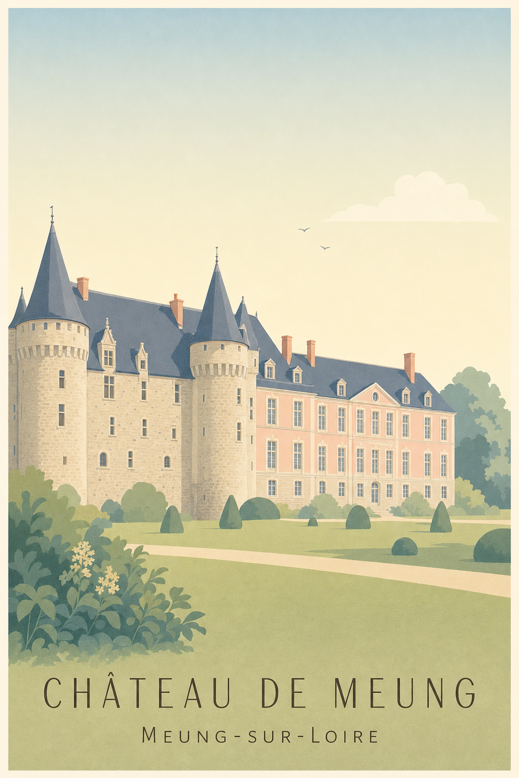 Affiche du Château de Meung-sur-Loire