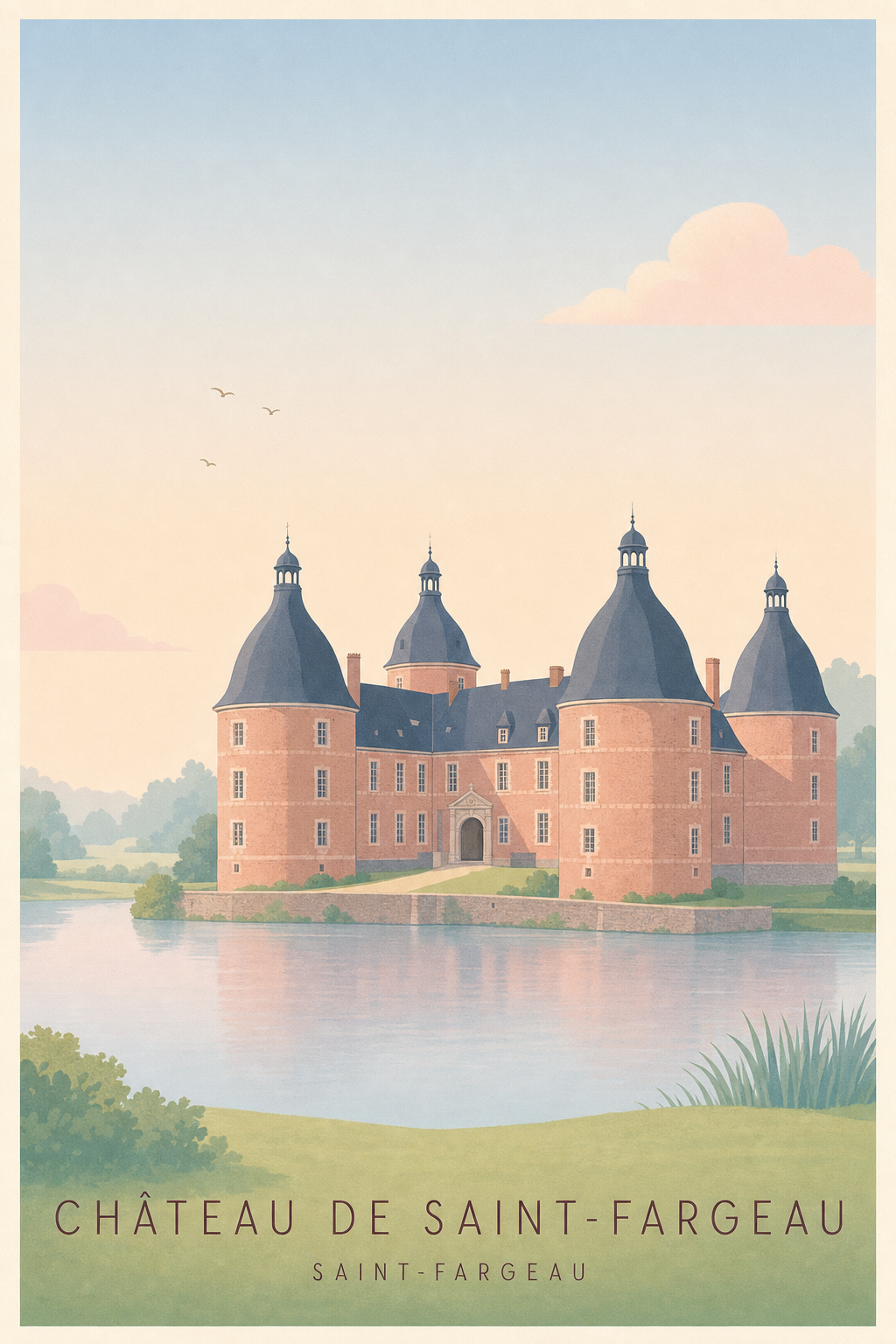 Affiche du Château de Saint-Fargeau