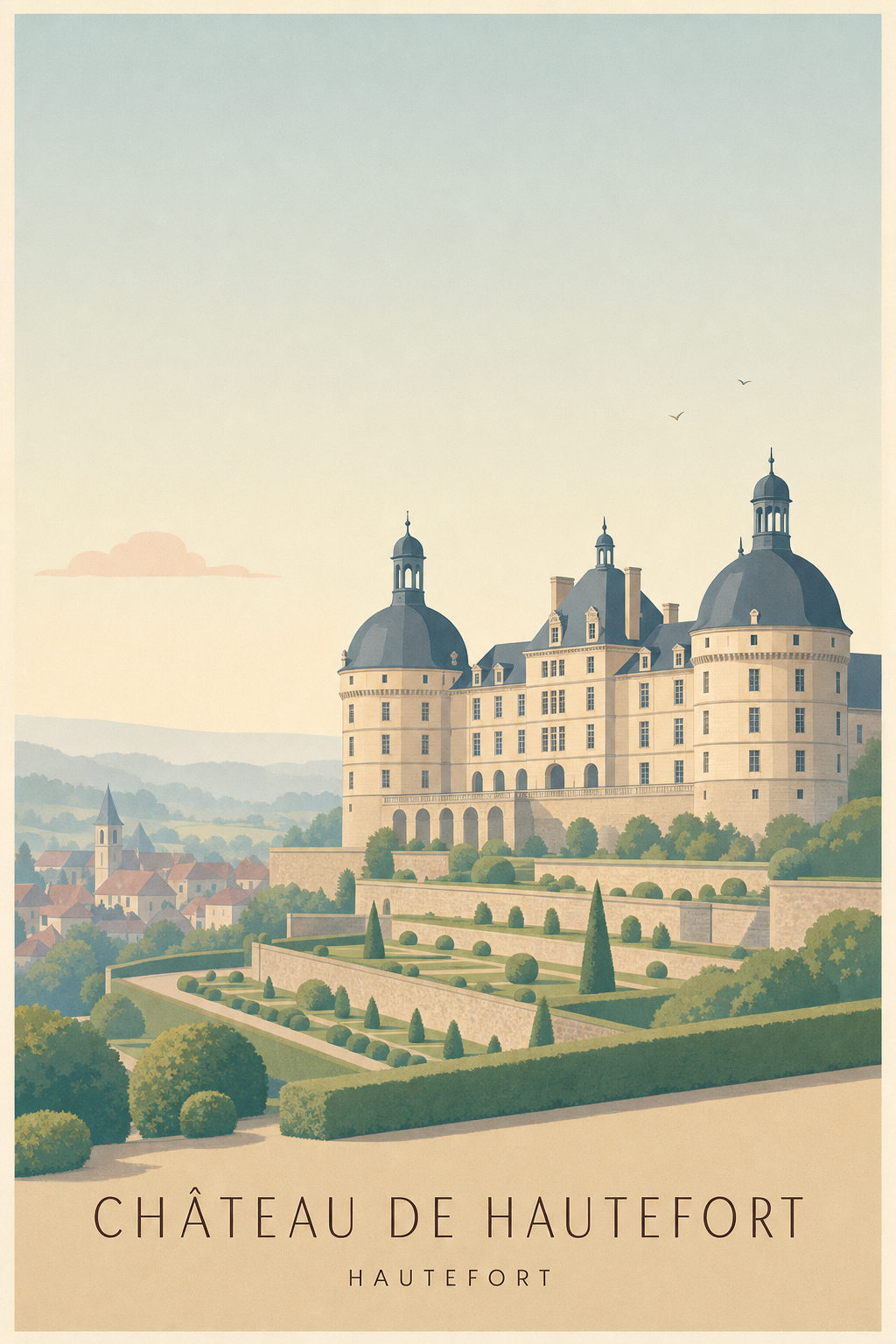 Affiche du Château de Hautefort