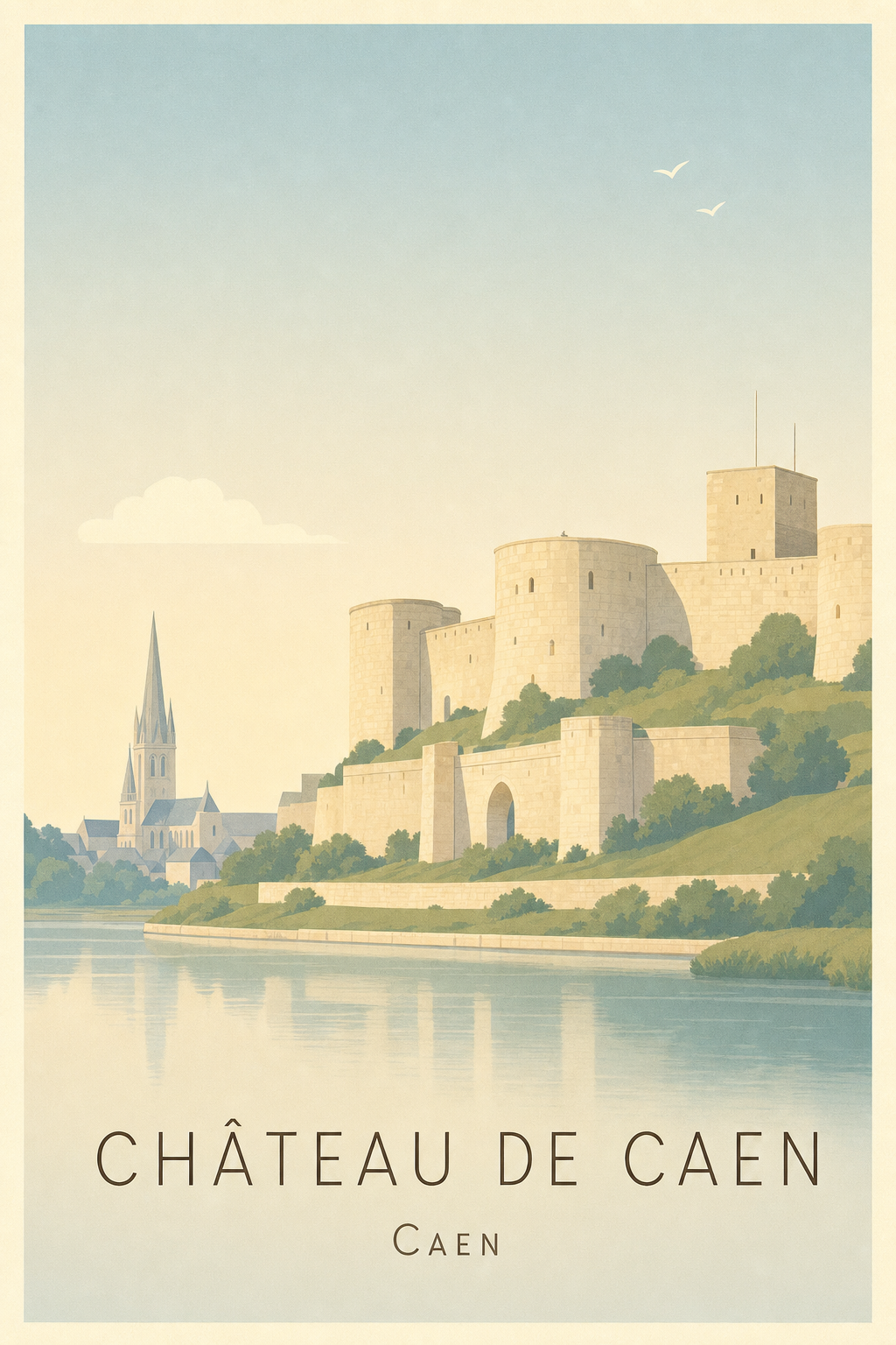 Affiche du Château de Caen