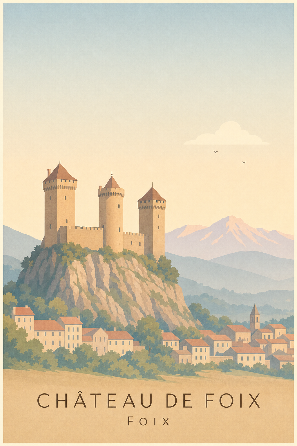 Affiche du Château de Foix