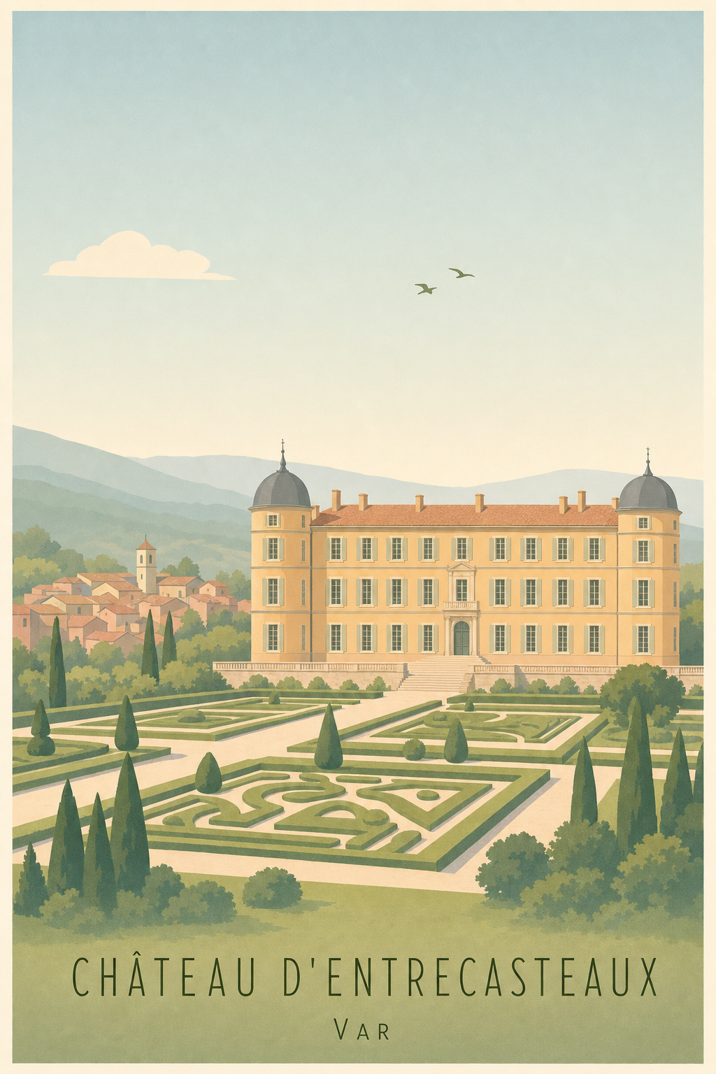 Affiche du Château d'Entrecasteaux