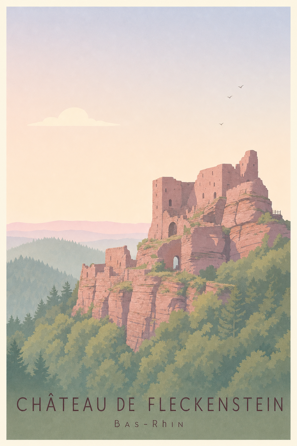 Affiche du Château de Fleckenstein