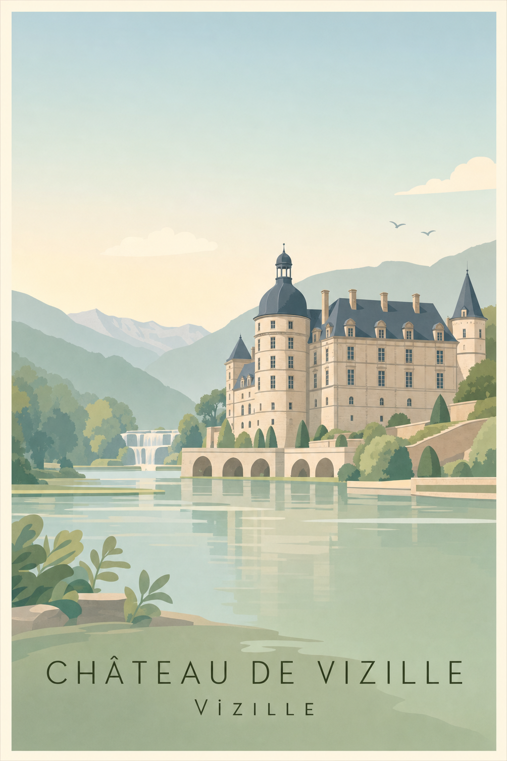 Affiche du Château de Vizille